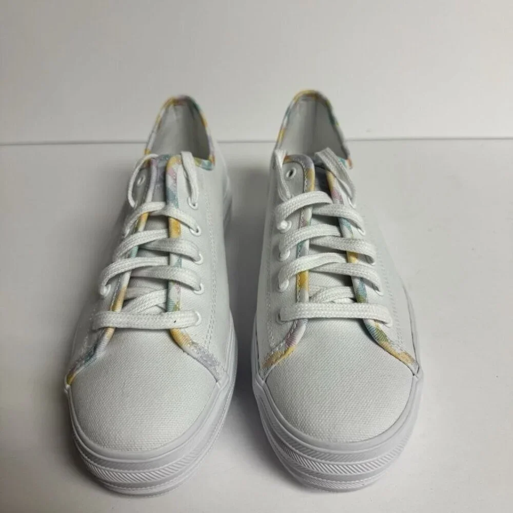 Keds Womens Kickback Canvas Sneaker White Size 7 M